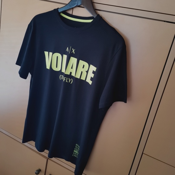 Armani Exchange A|X REGULAR-FIT COTTON TEE - NWT (M) - Picture 5 of 11